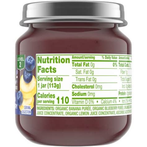 Simple Truth Organic Banana And Blueberry Stage Baby Food Puree