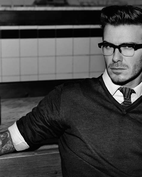 David Beckham With Glasses Scrolller