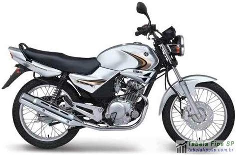 Tabela fipe Yamaha YBR 125 ED 2005 preço Tabela FIPE SP