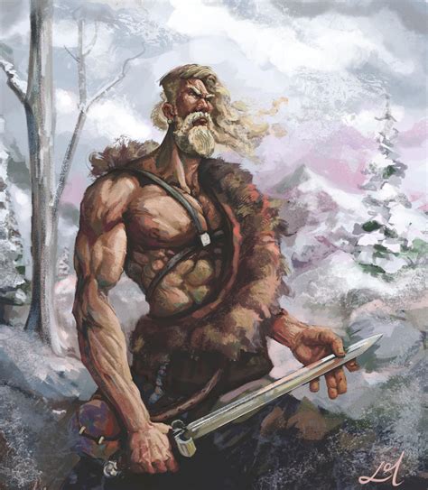 Norseman Painting by Teironius on DeviantArt