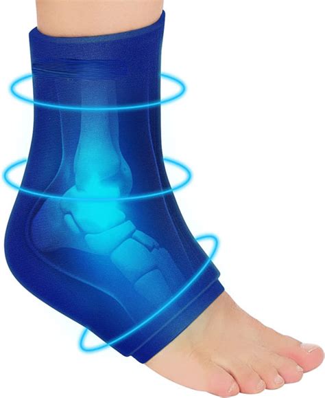Ankle Foot Ice Pack Wrap For Injuries Reusable Gel Cold Pack With Cold Compression Therapy Hot