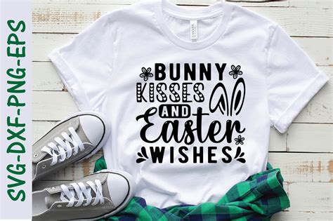 Bunny Kisses And Easter Wishes Svg Graphic By Svg Design Hub Creative