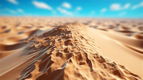 Premium AI Image | desert dunes HD wallpaper photographic image