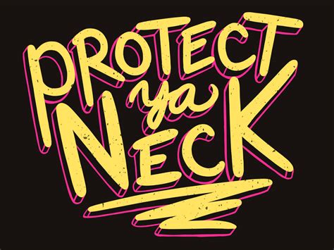 Protect Ya Neck By Jazzy Okami On Dribbble