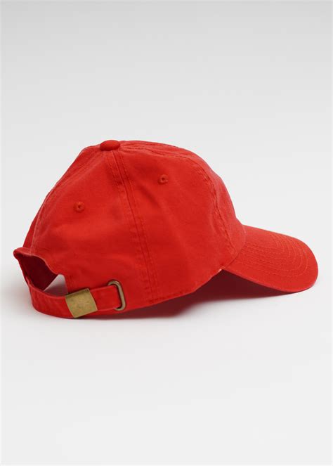 Red Dad Hat Blank Knights