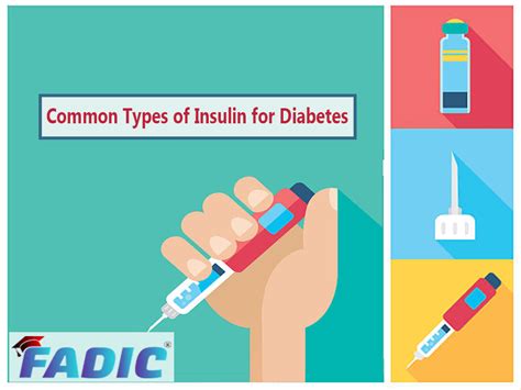 The Insulin Types For People With Diabetes