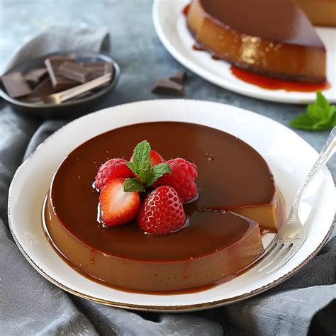 Receta Deliciosa De Flan De Chocolate Las Recetas De Mi Abuela