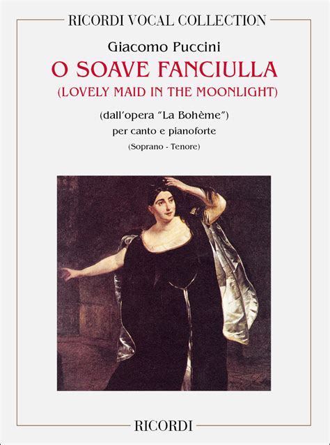 Sheet Music Giacomo Puccini La Boheme O Soave Fanciulla Opera Opera