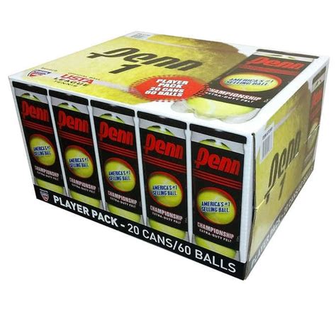 Penn Championship Tennis Balls, 20-pack