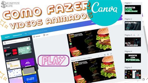 Canva Como Fazer Anima Es Em Video Na Vers O Grats Do Editor Canva