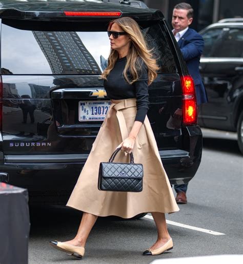 Melania Trump in Flat Shoes at Trump Tower: A New Style Statement