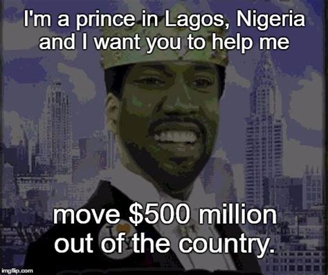 Nigerian Prince Meme