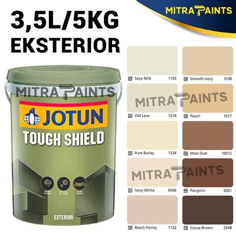 Jual Jotun Tough Shield Cat Tembok Eksterior Liter Cream Broken