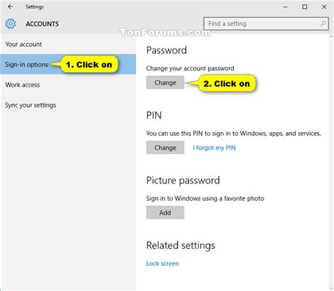 Remove Password Of Local Account In Windows 10 Windows 10 Tutorials