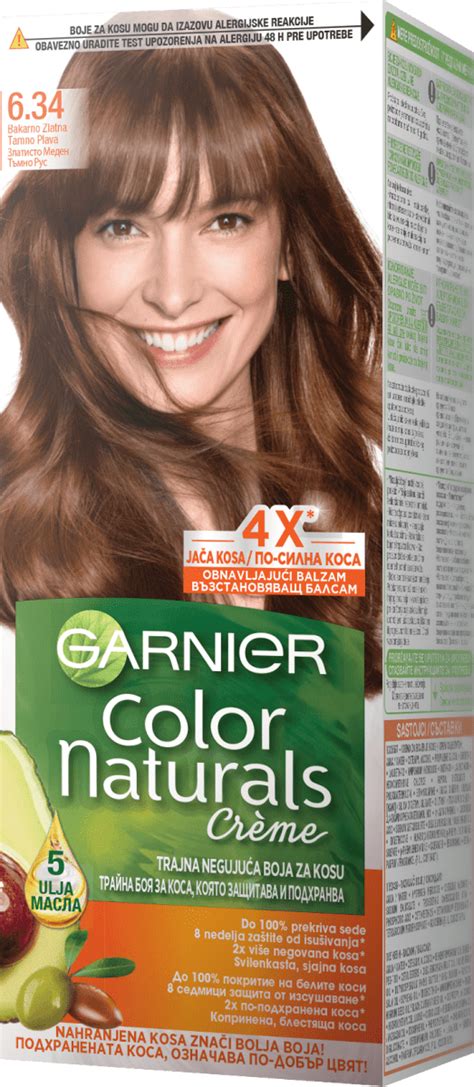 Garnier Color Naturals Boja Za Kosu Br Bakarno Zlatno Tamno Plava