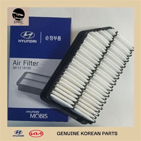 AIR FILTER 281131R100 for Hyundai Accent 2011 Model | Lazada PH