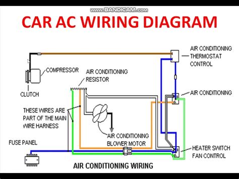 Schematic Diagram Of Automotive Ac System