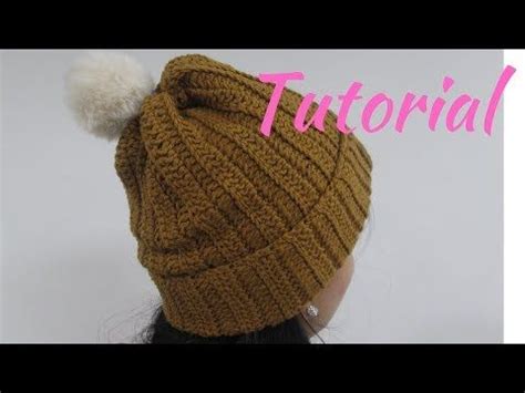 El Gorro más fácil y práctico Teje un Rectángulo TODAS LAS TALLAS