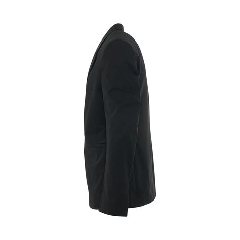 Givenchy U Lock Slim Fit Cotton Suit Jacket In Black Marais