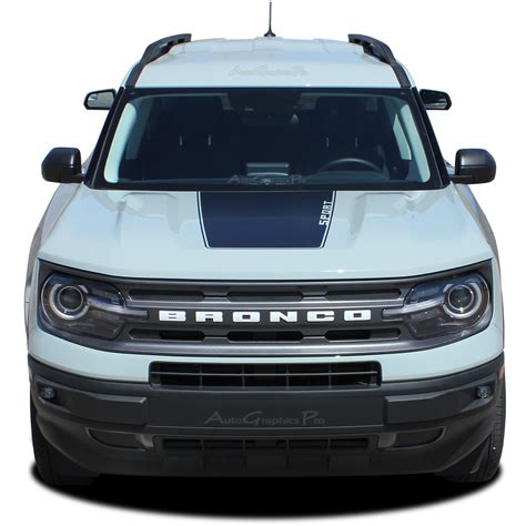 2021 2024 Ford Bronco Sport Stripes Hood Decals Rider Hood Vinyl