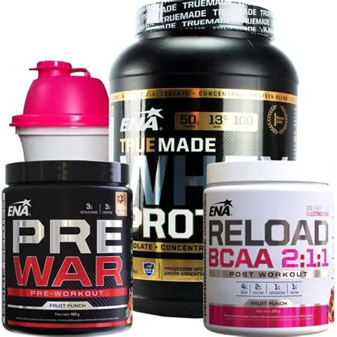 Ena Whey Proteina Pre War Reload Shaker Recuperación en venta en