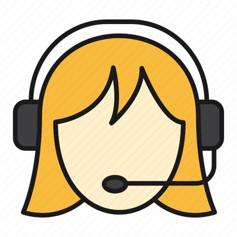 Call Person Center Office Headset Support Icon