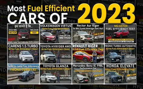 Most Fuel Efficient Cars Of As Tested By V Cars January