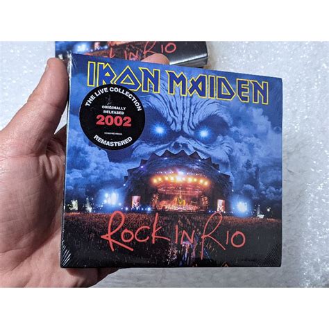 Cd Iron Maiden Rock In Rio Digipack Duplo Shopee Brasil