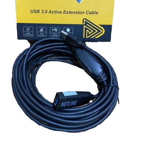 Jual Kabel Usb 3 0 Extension 20m Active Netline Usb Extender Aktif 20