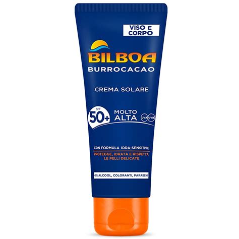 Bilboa Burrocacao Crema Solare Viso E Corpo Spf Ml