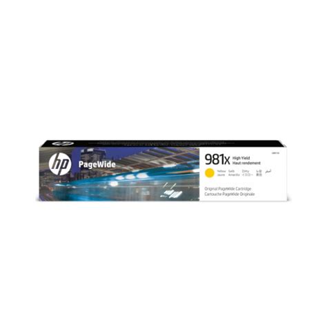 HP 981X High Yield Yellow Original PageWide Cartridge MyHP