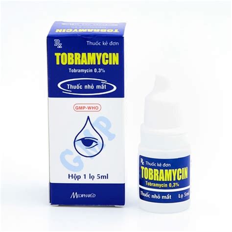 Thuốc Nhỏ Mắt Tobramycin 0 3 Medipharco c 5ml