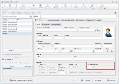 Esocial Erro No Evento S O Campo Grau De Instru O Est