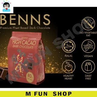 Halal BENNS Vegan Dark Chocolate 80 Cacao 160g No Sugar 99 9