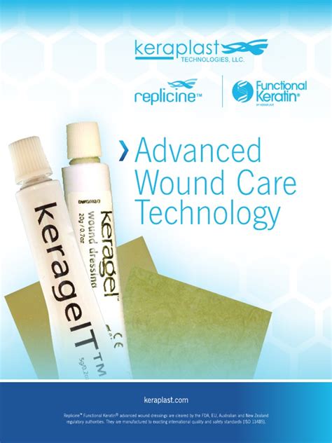 Keraplast Wound Care Brochure Pdf Wound Wound Healing