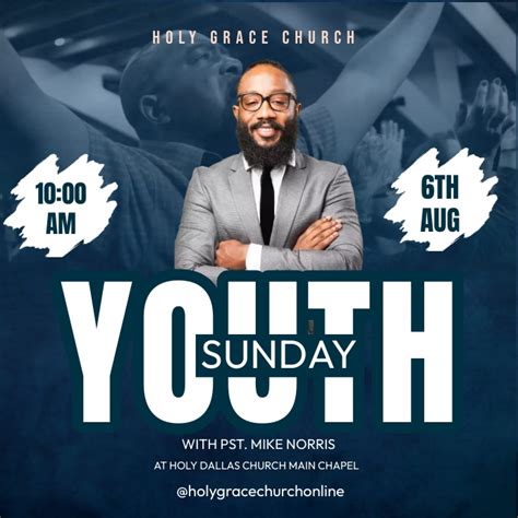 Youth Sunday Template Postermywall