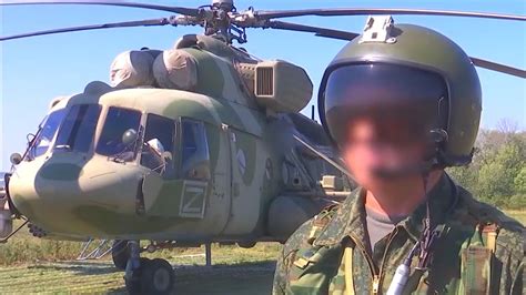 Бешеная восьмерка, Ми-8МТВ-5 России на Украине - YouTube