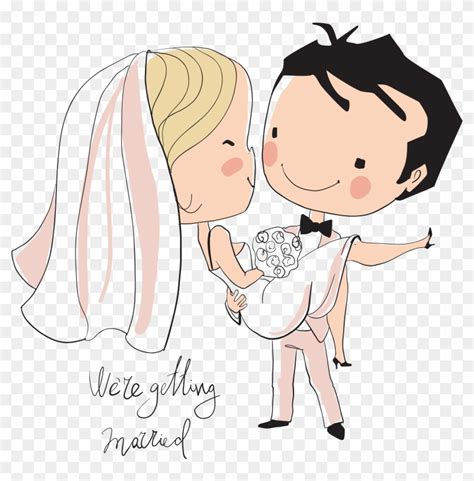 Wedding Invitation Bridegroom Illustration Wedding Funny Couple