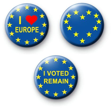 Set Of 3 Pro Eu European Badges Kool Badges