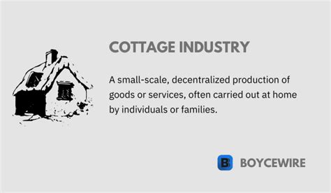 Cottage Industry: Definition, Types & Examples