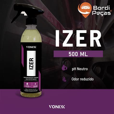 Limpa Rodas Descontaminante Ferroso Izer Vonixx Ml Bordi Pe As