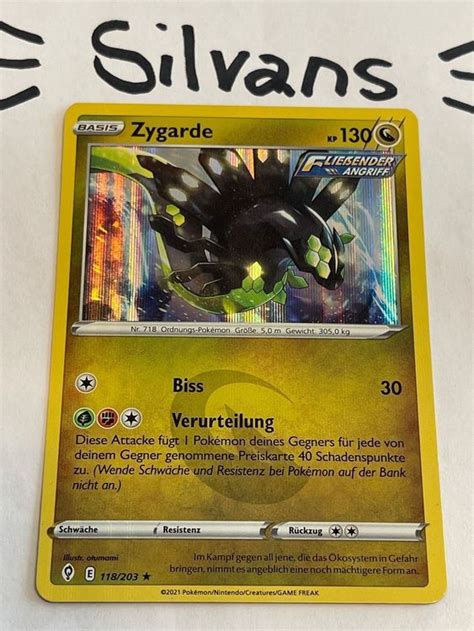 Zygarde Holo 118 203 Drachenwandel DE Kaufen Auf Ricardo