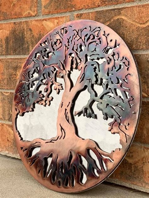 2d Tree Of Life Tree Of Life Tree Of Life Art Metal Art Etsy