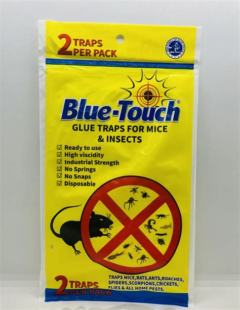 Blue Touch Glue Traps for Mice & Insects 2 Traps - Gala Apple Grocery and Produce