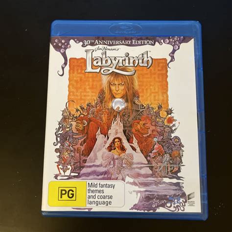 Labyrinth 30th Anniversary Edition Blu Ray 1986 David Bowie All R