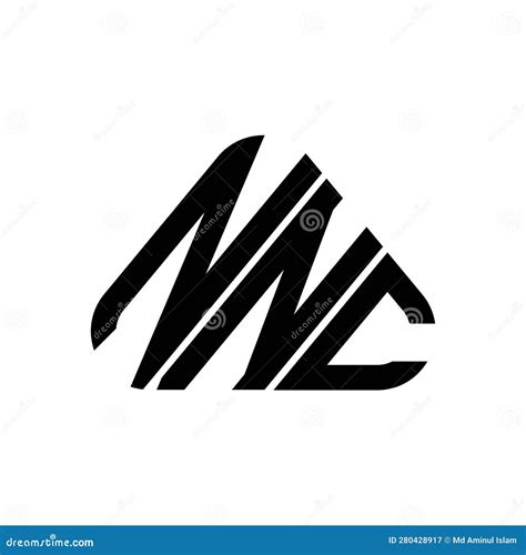 NNC Letter Logo Creative Design with Vector Graphic, NNC Stock ...