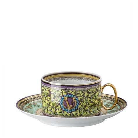 Versace Tea Cup And Saucer Barocco Mosaic Versace Tableware