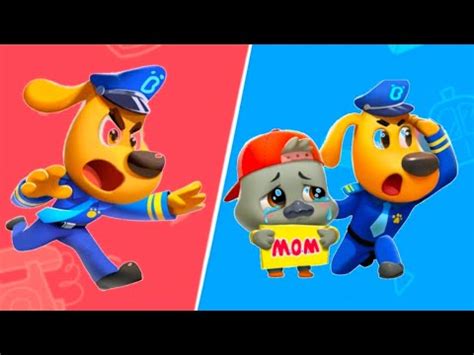 Safety Sheriff Labradors Help By Mom The Cartoon Game Sheriff