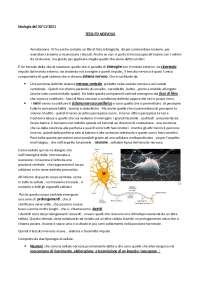 Sbob Delle Lezioni Di Citologia Ed Istologia Dip Biologia Federico