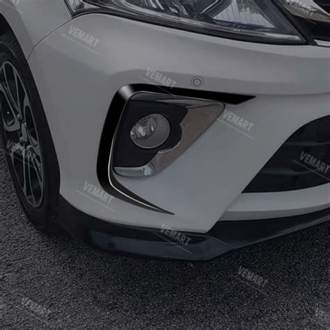 Vemart Perodua Myvi Gen3 Gm3 2018 2021 Amg Front Bumper Canard Trim